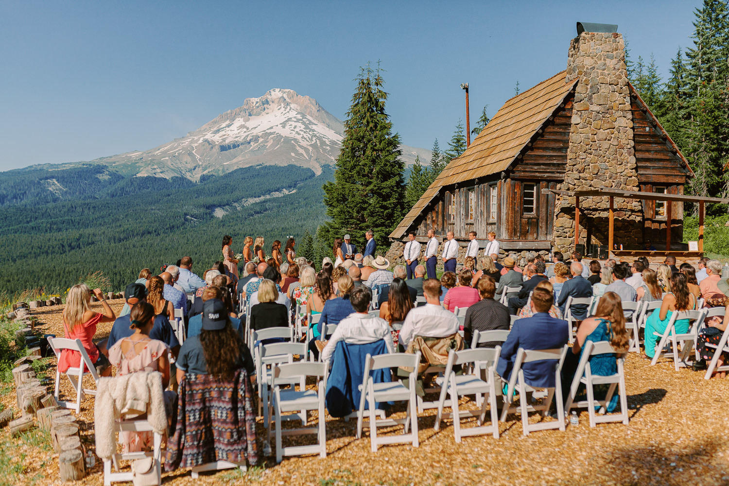 Exterior Photo of Mt Hood Ski Bowl Wedding Venue